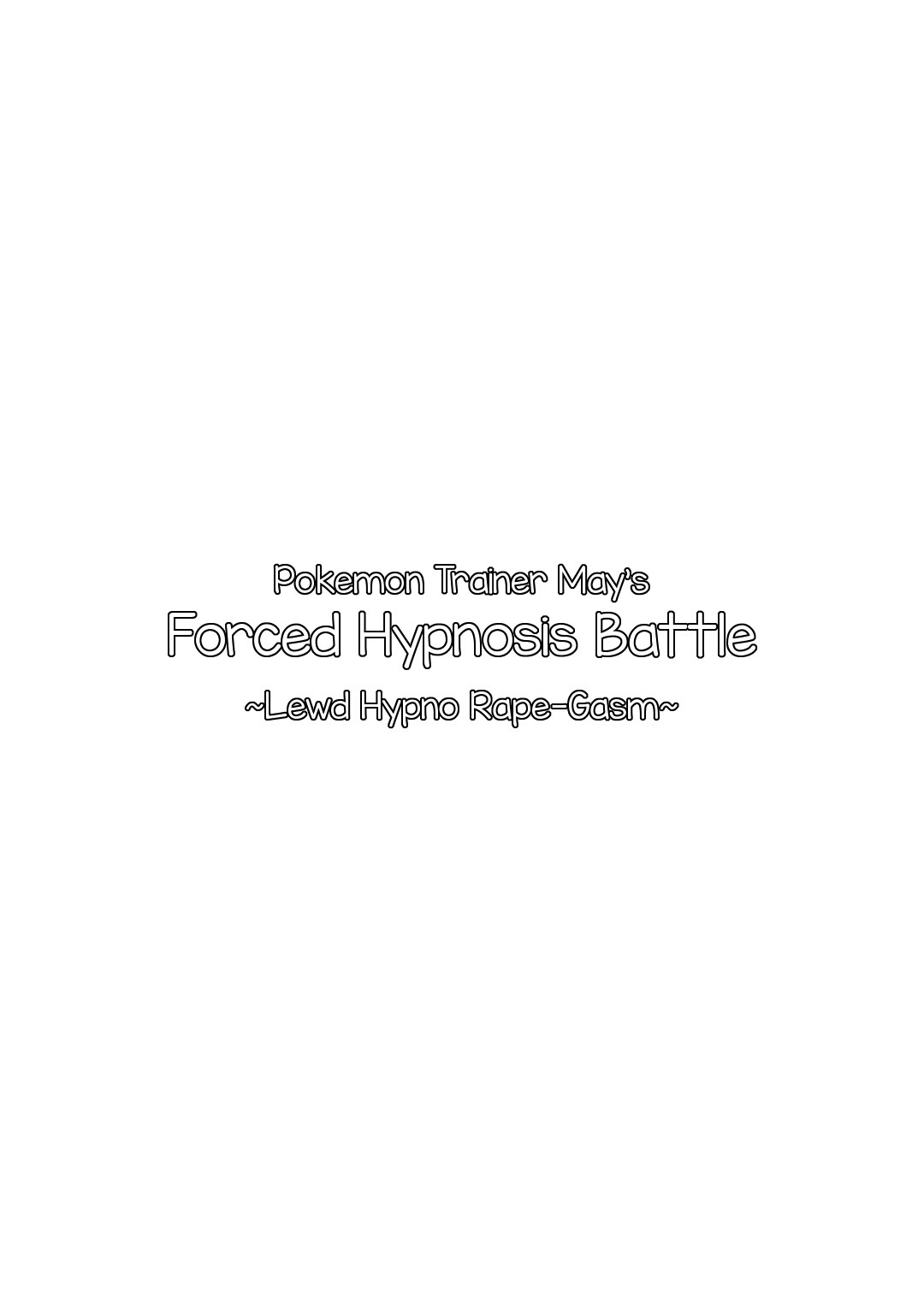 Batalha de hipnose forçada da treinadora Pokémon May