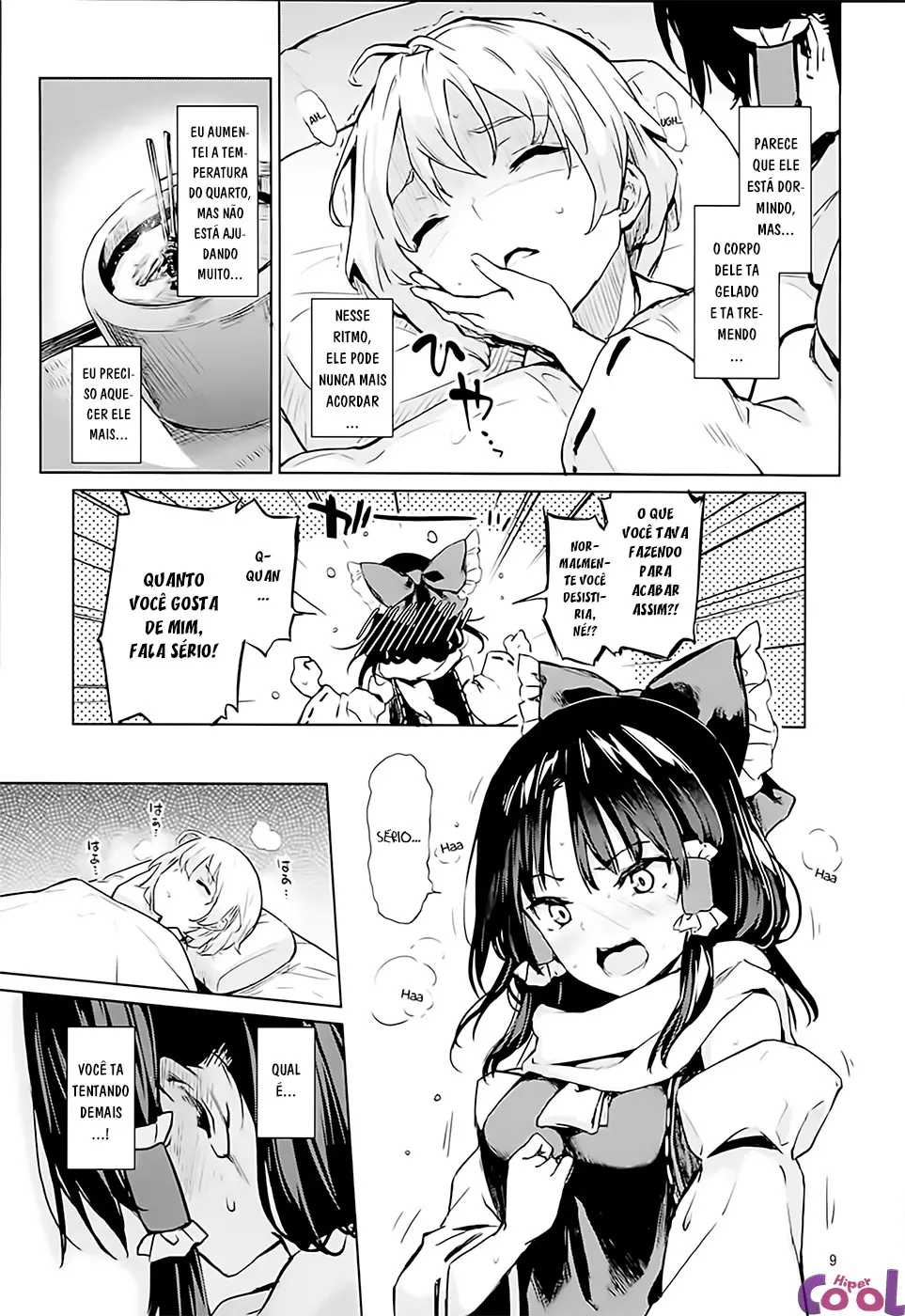 Reimu-san é boa em aquecer as pessoas