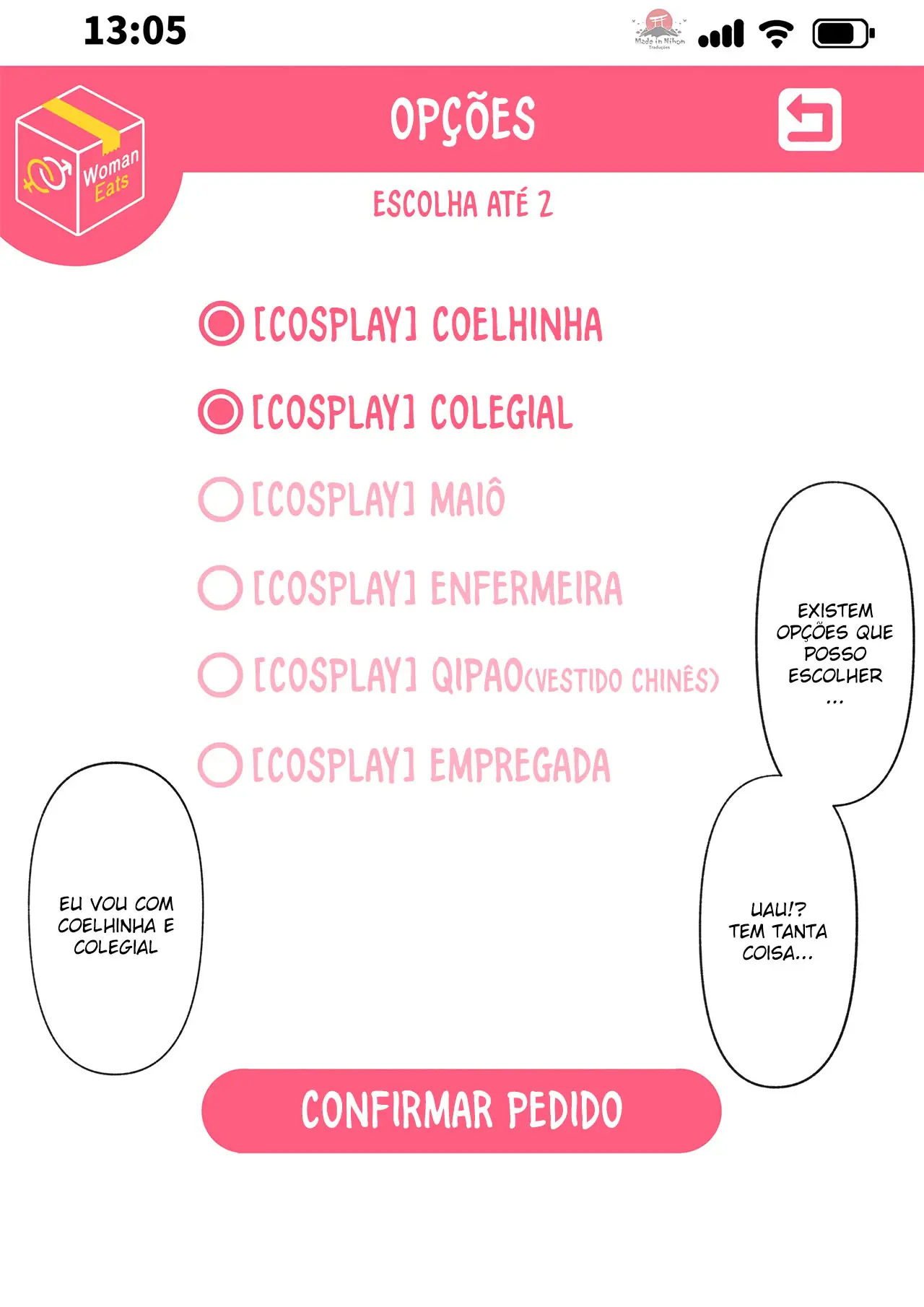 Aplicativo de Entrega de Lindas Garotas dos Sonhos