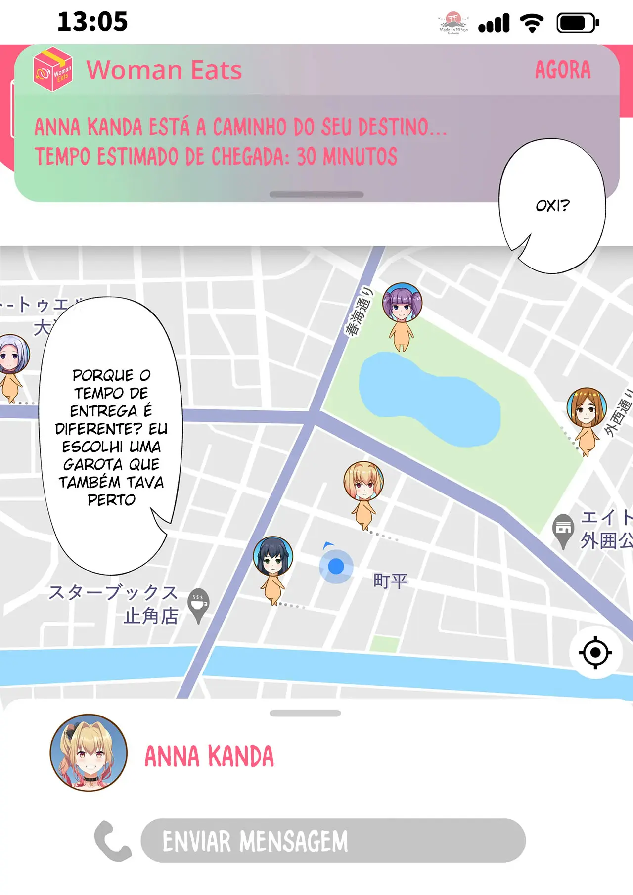 Aplicativo de Entrega de Lindas Garotas dos Sonhos