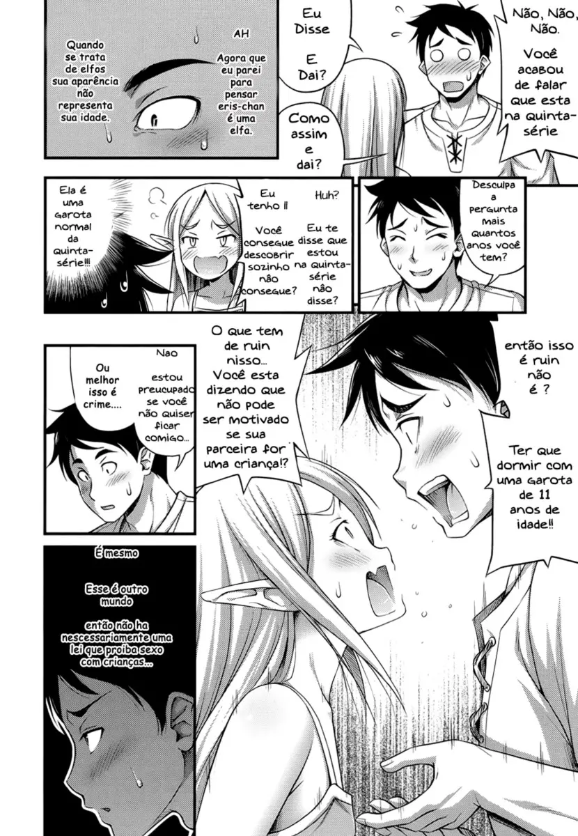 Isto é o que aconteceu quando ajudei Elfa Loli em outro mundo