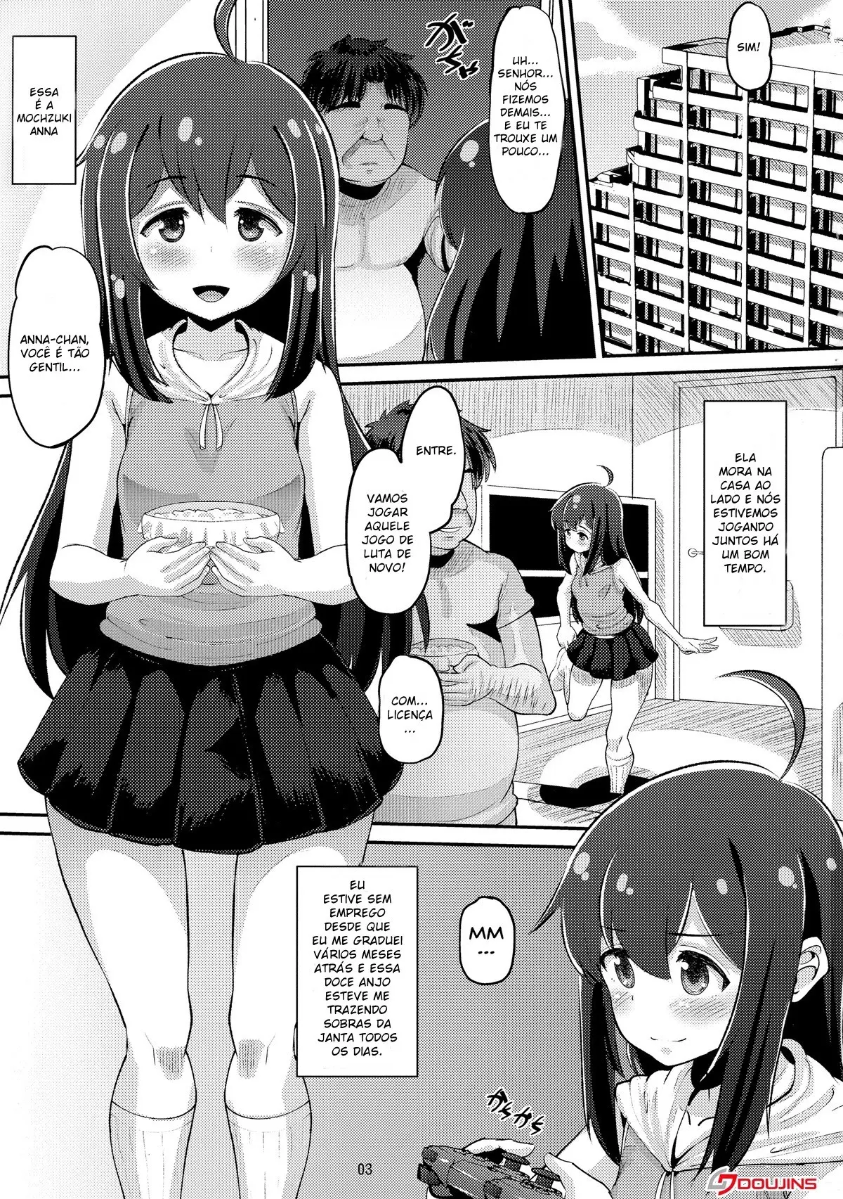 Jogo cooperativo com Anna-chan