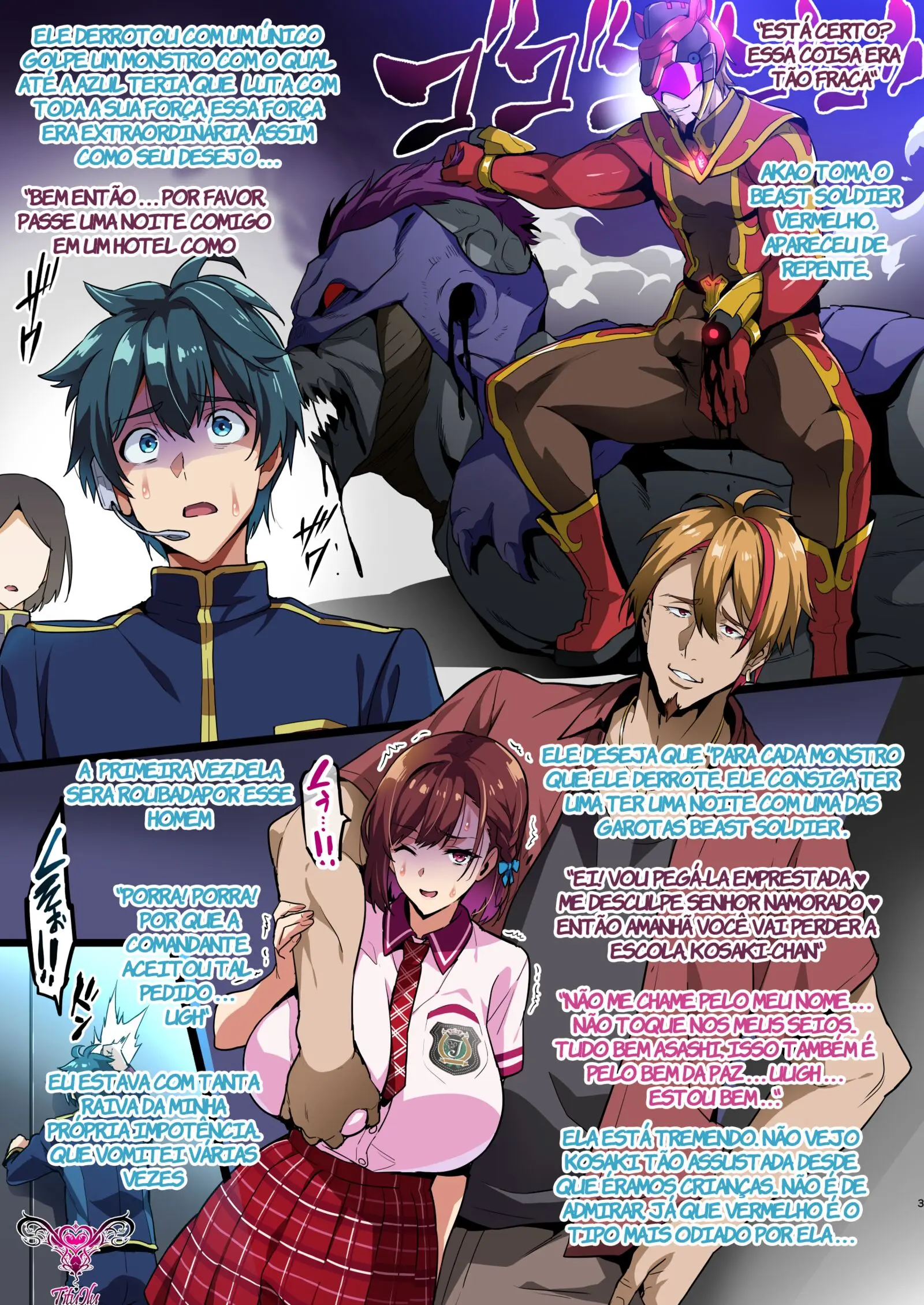 O lado pervertido da Guerreira Rosa