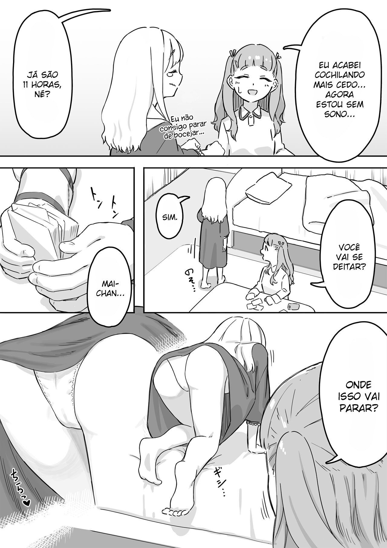 A sedução de Mai-chan fingindo dormir para fazer sexo ~Parte 02~