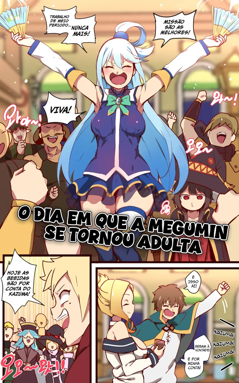 O Dia Em Que a Megumin se Tornou Adulta