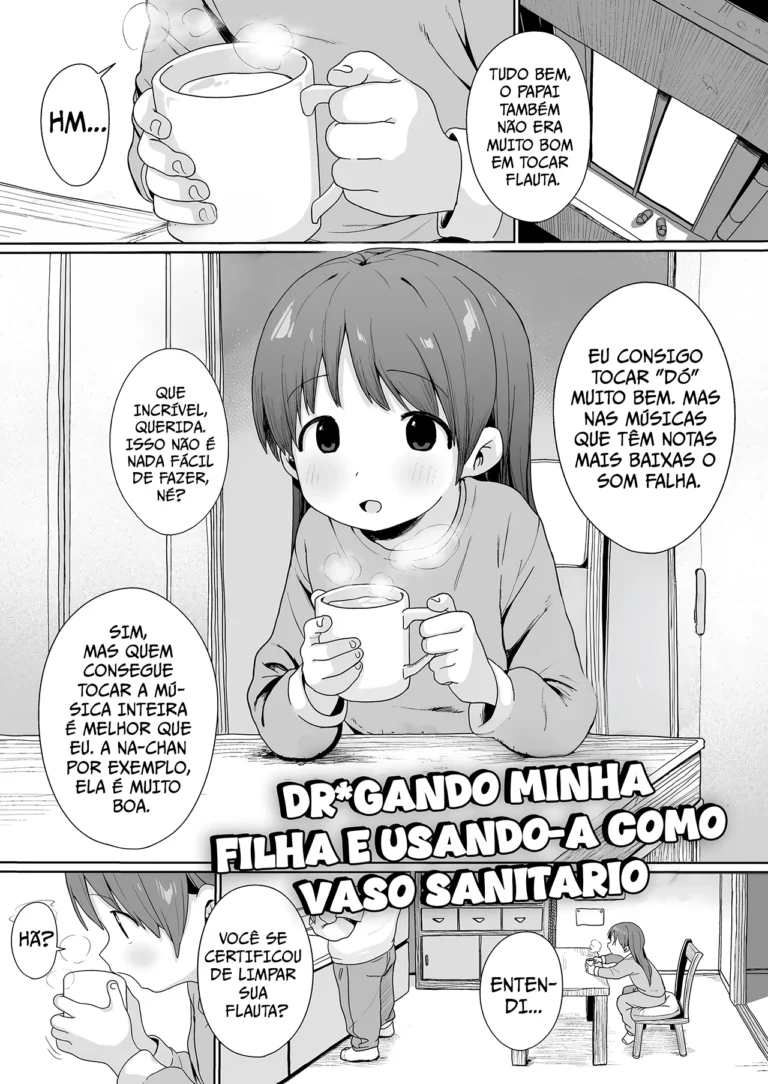 Dr*gando Minha Filha e Usando-a Como Vaso Sanitário